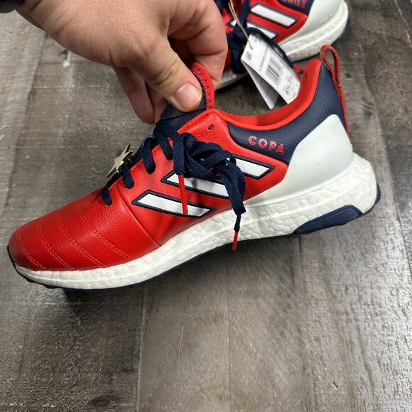 adidas Ultraboost x Copa Chile World Cup Shoes Men's Red White Size 6.5 New - Picture 15 of 16